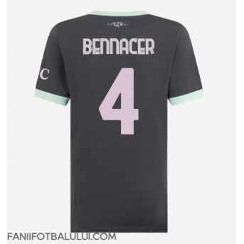 AC Milan Ismael Bennacer #4 Tricou Fotbal Replică 2024-25 Femei Treilea